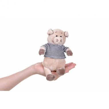 Same Toy Свинка в тельняшке (черный) 18 см