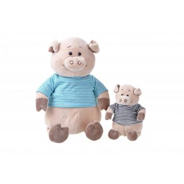 Same Toy Свинка в тельняшке (черный) 18 см