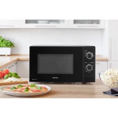 Sencor Мікрохвильова піч, 20л, 700Вт, чорний SMW1719BK