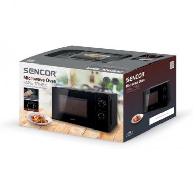 Sencor Мікрохвильова піч, 20л, 700Вт, чорний SMW1719BK