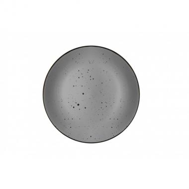 ARDESTO Dessert plate Bagheria, 19 cm, Grey, ceramics