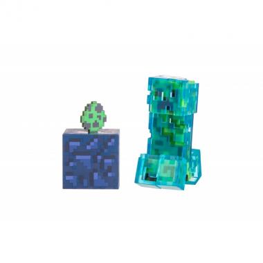 Minecraft Коллекционная фигурка Charged Creeper серия 3