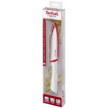 Tefal Нож универсальный керамический с чехлом Ingenio Ceramic White 13 см