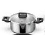 ARDESTO Casserole Gemini, glass lid, 5.1 l, stainless steel
