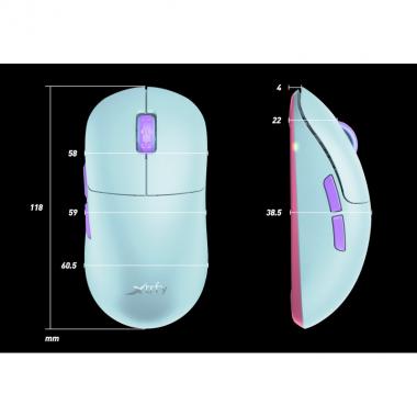 Cherry Xtrfy Мышь M8 WIRELESS Frosty Mint