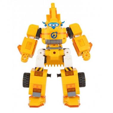Super Wings Конструктор-трансформер Small Blocks 2-in-1 Buildable Transforming Vehicle Donnie, Донні