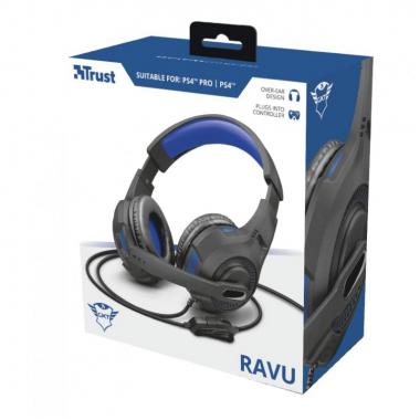 Trust GXT 307B Ravu Gaming Headset for PS4 3.5mm BLUE