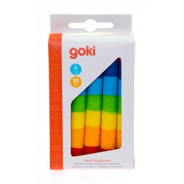 goki Набор свечей на день рождения, цветные