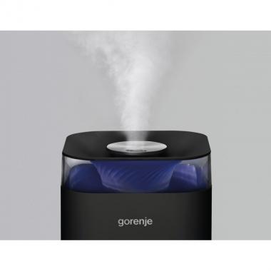 Gorenje Увлажнитель воздуха H50B/ 5 л/ 20 м2/ультразвуковой/ LEDдисплей/ автоотключение/холодный пар/черний
