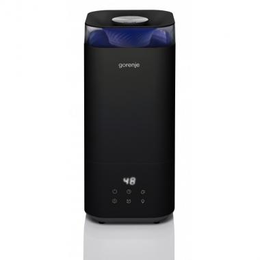 Gorenje Увлажнитель воздуха H50B/ 5 л/ 20 м2/ультразвуковой/ LEDдисплей/ автоотключение/холодный пар/черний
