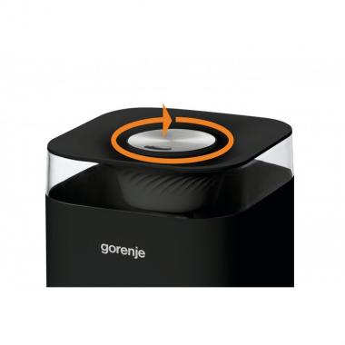 Gorenje Увлажнитель воздуха H50B/ 5 л/ 20 м2/ультразвуковой/ LEDдисплей/ автоотключение/холодный пар/черний