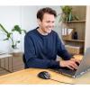 Trust Mouse Fyda Comfortable ECO Black-GREY