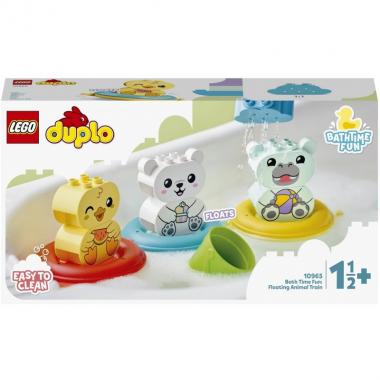 LEGO Конструктор DUPLO My First Веселе купання: Плаваючий потяг із тваринами 10965