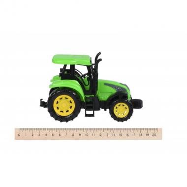 Same Toy Машинка инерционная Truck Тягач (синий) с трактором
