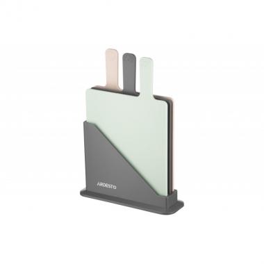ARDESTO Cutting boards set on stand Fresh 3 pcs.: 24,1*33*7,9 cm, plastic