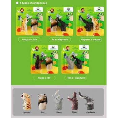 Same Toy Ігровий набір Пальчиковий театр Тваринки , 2 од.