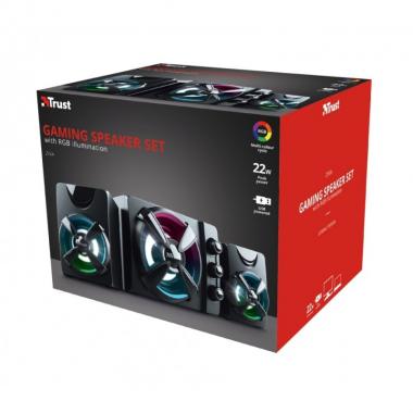 Trust Ziva RGB 2.1 Gaming Speaker Set USB Black