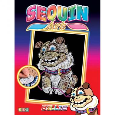 Sequin Art Набір для творчості RED Billie Bulldog
