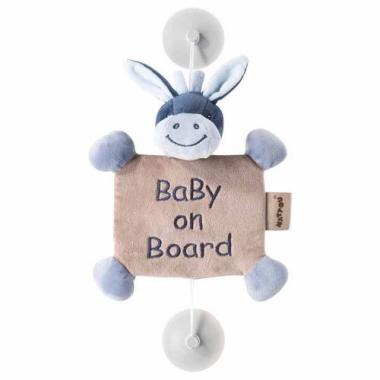Nattou Baby on board Alex the donkey