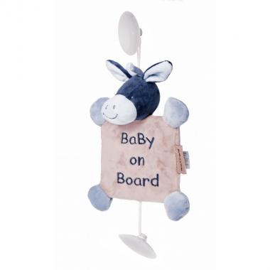 Nattou Baby on board Alex the donkey