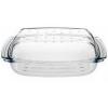 Termisil baking dish with lid, rectangular, Grill & Drop System 5.2 l