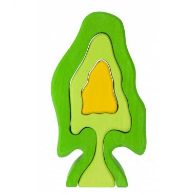 nic Wooden blocks - Green tree