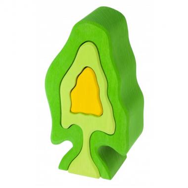 nic Wooden blocks - Green tree