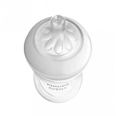 Philips Соска Avent силиконовая Natural Природный Поток, 6м+., 2 шт, быстрый поток