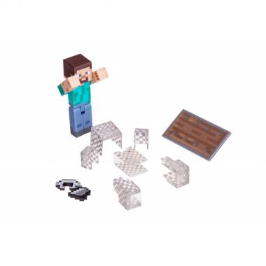 Minecraft Игровая фигурка Steve in Chain Armor серия 4
