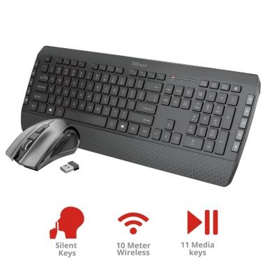 Trust Tecla-2 WL Black