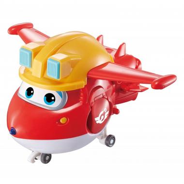 Super Wings Игровая фигурка-трансформер Transforming Build-It Jett, Джетт строитель