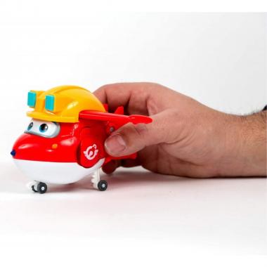 Super Wings Игровая фигурка-трансформер Transforming Build-It Jett, Джетт строитель
