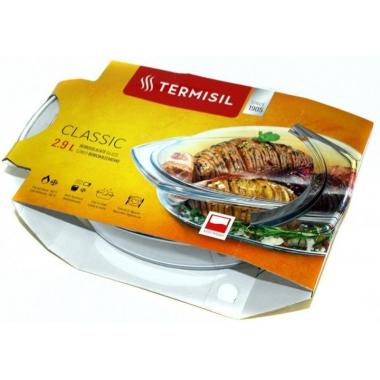 Termisil Форма для запікання із кришкою, овальна, 2,9 л