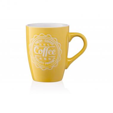 ARDESTO Mug With love 330 ml, yellow, ceramics