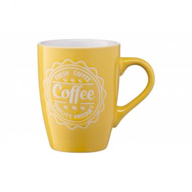 ARDESTO Mug With love 330 ml, yellow, ceramics
