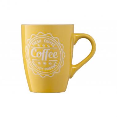 ARDESTO Mug With love 330 ml, yellow, ceramics