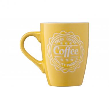 ARDESTO Mug With love 330 ml, yellow, ceramics