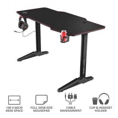Trust Игровой стол GXT 1175 Imperius XL Black
