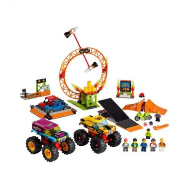 LEGO Конструктор City Арена для шоу каскадёров 60295