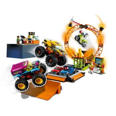 LEGO Конструктор City Арена для шоу каскадёров 60295