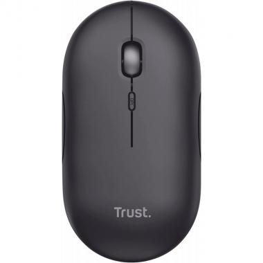 Trust Миша Puck Rechargeable Ultra-Thin BT WL Silent Black