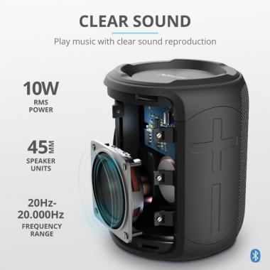 Trust Caro Compact Bluetooth Speaker Black