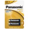 Panasonic Battery ALKALINE POWER Alkaline AA blister, 2 pcs.