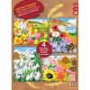 Sequin Art Craft kit PAINTING BY NUMBERS Box Set Seasons