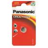 Panasonic Батарейка лужна LR44(A76, AG13, G13A, PX76, GP76A, RW82) блістер, 1 шт.