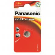Panasonic Battery Alkaline LR44(A76, AG13, G13A, PX76, GP76A, RW82) blister, 1 pcs.