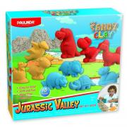PAULINDA Пісок для творчості Sandy clay Jurassic Valley 600г 10 од.