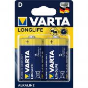 VARTA Батарейка LONGLIFE лужна D(LR20) блістер, 2 шт.