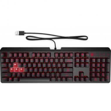 HP Клавіатура OMEN Encoder LED 104key Cherry MX Red USB Black