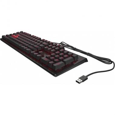 HP Клавіатура OMEN Encoder LED 104key Cherry MX Red USB Black